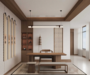 New Chinese Style Tea House-ID:698112961