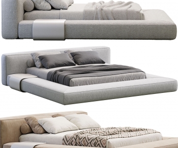 Modern Double Bed-ID:338905109