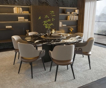 Modern Dining Table And Chairs-ID:546781064