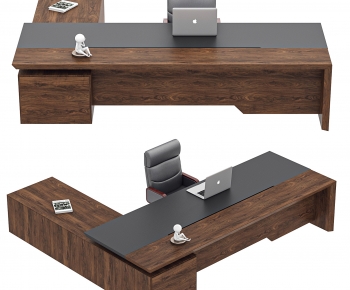 Modern Office Desk And Chair-ID:627221117