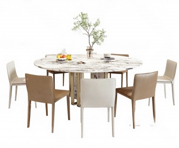 Modern Dining Table And Chairs-ID:786929177