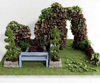 Modern Plant Landscaping-ID:457496882