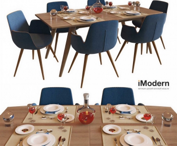 Modern Dining Table And Chairs-ID:776268019