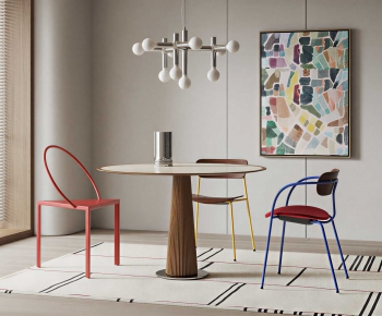 Modern Dining Table And Chairs-ID:530184982