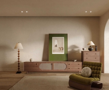 Wabi-sabi Style TV Cabinet-ID:846852068