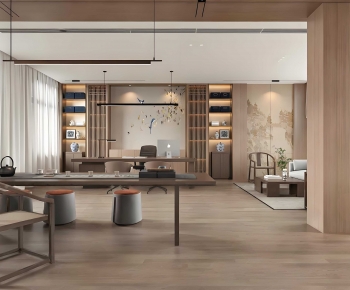 New Chinese Style Manager's Office-ID:971117976