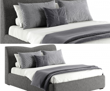 Modern Double Bed-ID:225338945