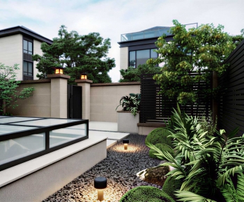 Modern Courtyard/landscape-ID:702213051