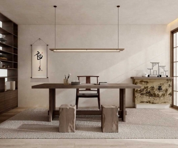 Wabi-sabi Style Dining Room-ID:309762002