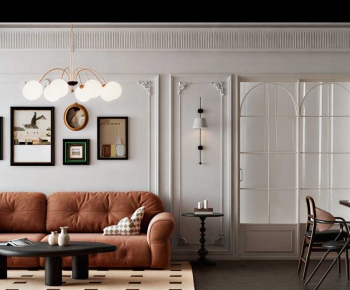 French Style A Living Room-ID:965029004