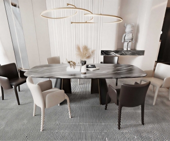 Modern Dining Table And Chairs-ID:722826969