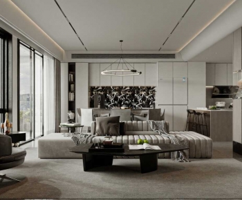 Modern A Living Room-ID:529830936