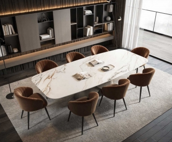 Modern Dining Table And Chairs-ID:608138083