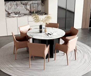 Modern Dining Table And Chairs-ID:499830212
