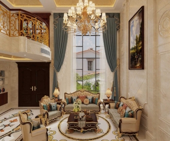 European Style A Living Room-ID:692956924