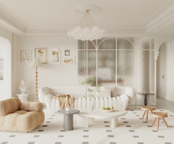 French Style A Living Room-ID:245208029