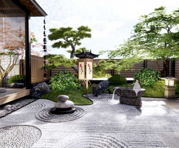 Japanese Style Courtyard/landscape-ID:403733026