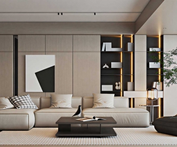 Modern A Living Room-ID:298273093