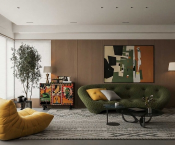 Modern A Living Room-ID:748491059