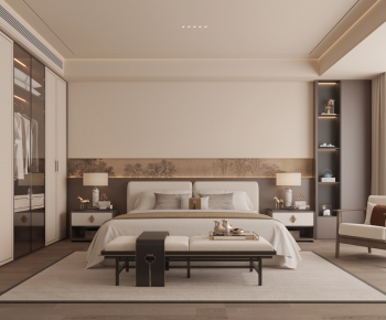 New Chinese Style Bedroom-ID:759584906