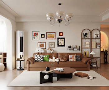 Modern A Living Room-ID:124223955