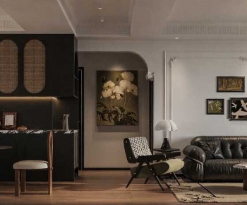 French Style A Living Room-ID:405399087