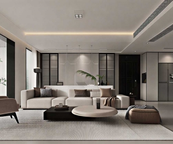 Modern A Living Room-ID:476346023