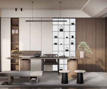 New Chinese Style Tea House-ID:732008938