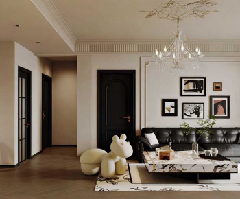 French Style A Living Room-ID:364499093