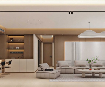 Modern A Living Room-ID:978427898