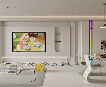 Modern A Living Room-ID:236048947