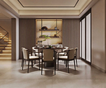 New Chinese Style Dining Room-ID:961133006