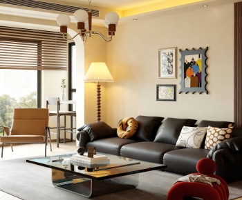 Modern A Living Room-ID:466840384