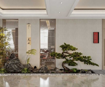 New Chinese Style Plant Landscaping-ID:101020326