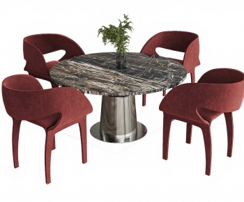 Modern Dining Table And Chairs-ID:967631108