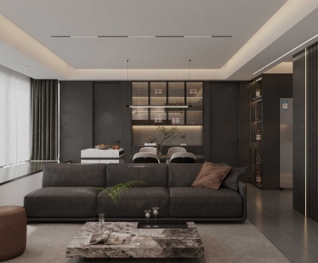 Modern A Living Room-ID:263280974