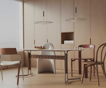 Modern Dining Table And Chairs-ID:735595949