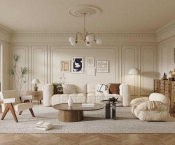 French Style A Living Room-ID:256479984