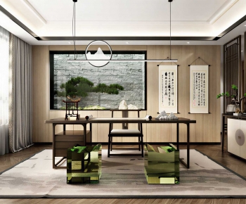 New Chinese Style Study Space-ID:187800885