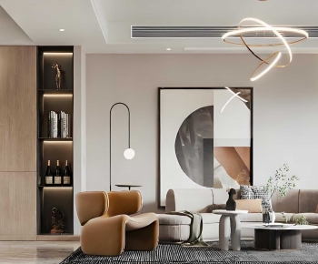 Modern A Living Room-ID:224850896