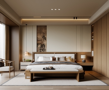 New Chinese Style Bedroom-ID:783371932