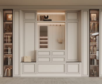 American Style Shoe Cabinet-ID:735744958