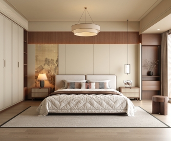New Chinese Style Bedroom-ID:860269129