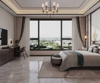 New Chinese Style Bedroom-ID:916433109