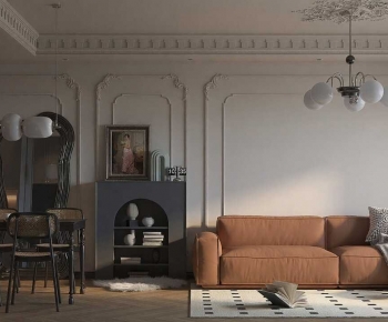 French Style A Living Room-ID:700624943