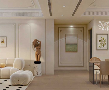 French Style A Living Room-ID:825675015