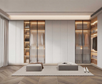 Modern Clothes Storage Area-ID:773583897