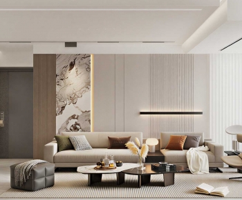 Modern A Living Room-ID:424352882