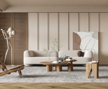 Modern A Living Room-ID:743475912