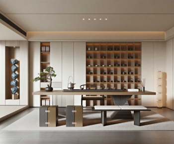 New Chinese Style Tea House-ID:563122038